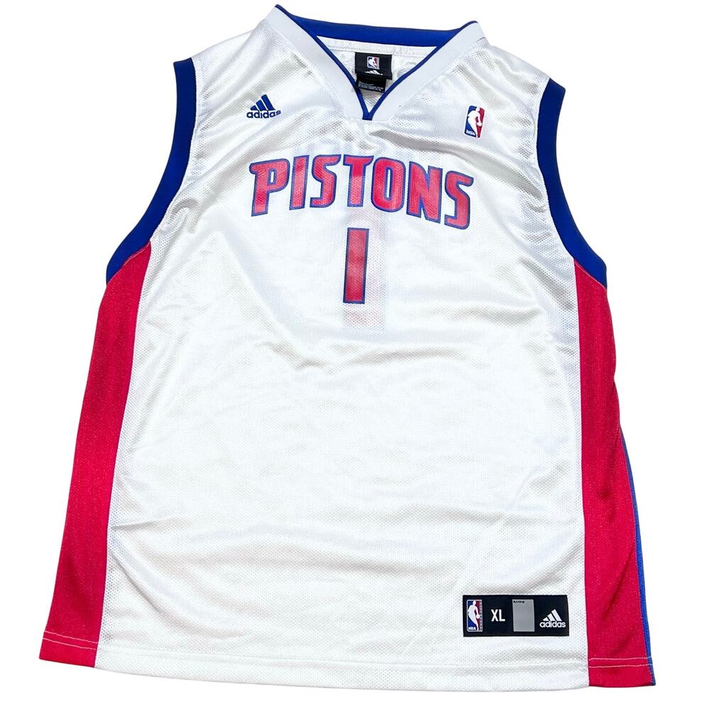 Detroit Pistons Chauncey Billups Jersey Youth XL (18-20) Adidas Authentic NBA